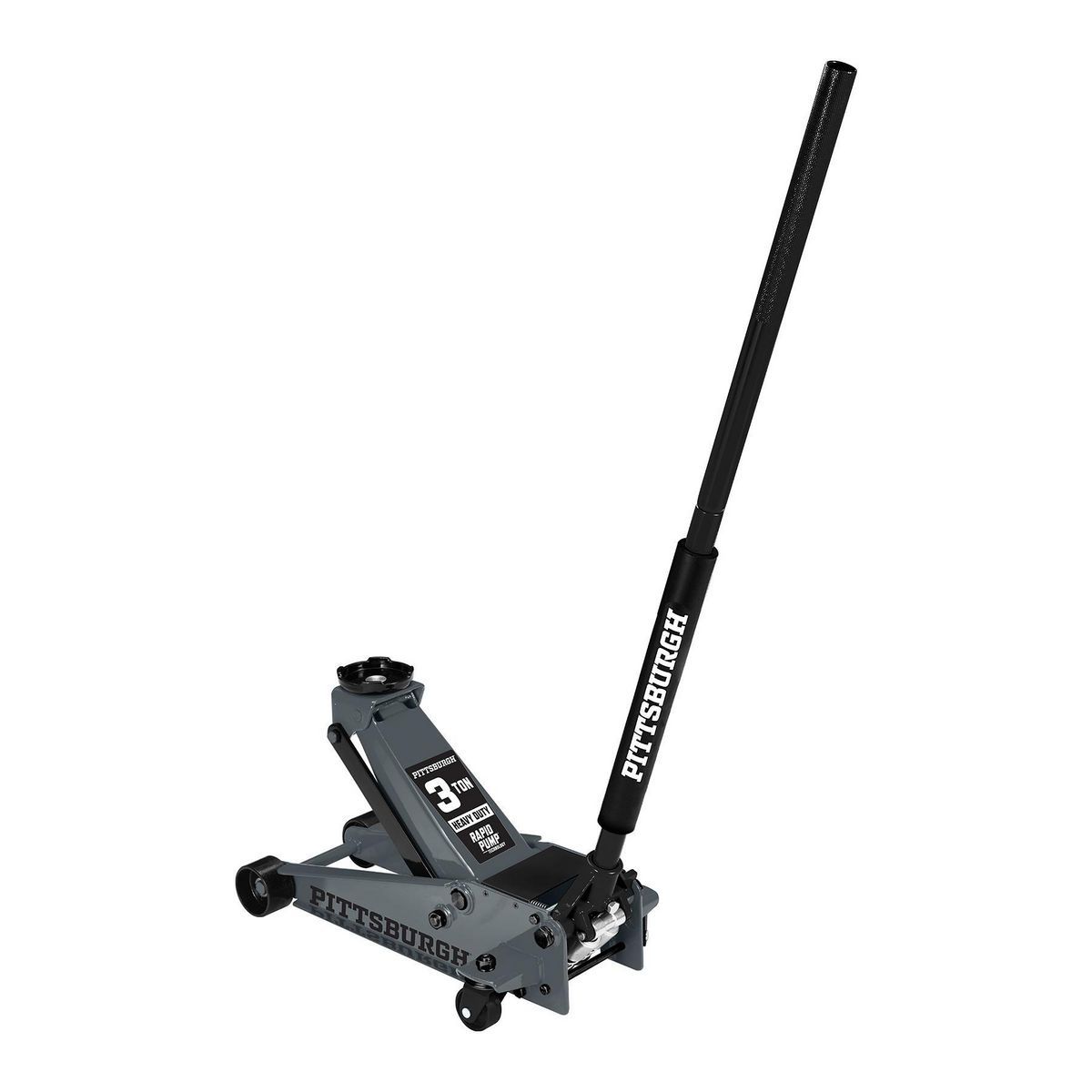 Gato hidráulico de 3 toneladas con bomba rápida 5-1/8 - 18-1/4 - PITTSBURGH