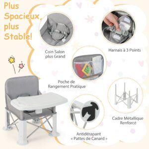 Alternative view of Silla plegable para bebés 3 en 1 - Costway