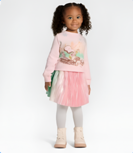 Conjunto de pijama para niña de 2 piezas talla 18 meses