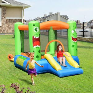 Alternative view of Brincolin / Castillo inflable edición Monster multicolor con motor - Costway