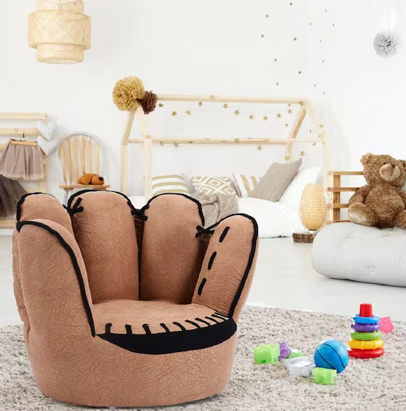 Sillón con diseño de guante de baseball para niños marca Costway - Imagen 5