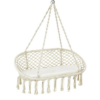 Hamaca / Columpio para 2 personas con cojín de macramé