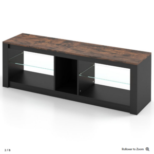 Mueble para televisión con luz marca Costway