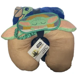 Cobija y accesorios para viaje con diseño de Baby Yoda / Grogu