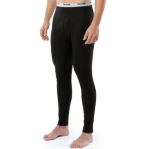 Alternative view of Pantalón termico interior para hombre, color negro, talla XL - Marca Fruit Of The Loom