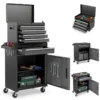 Caja para herramientas con ruedas 2 en 1 para exterior