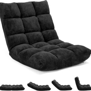 Sillón / Sofá plegable de piso color negro