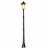 Farol solar para exterior de 195 cm con sensor automático -Outsunny