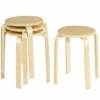 Juego de 4 taburetes para comedor de 18 in marca Costway