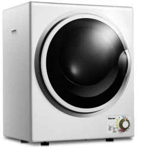 Secadora Compacta Eléctrica de Acero Inoxidable - Costway