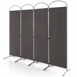 Biombo / Divisor de pared de 4 paneles marca Costway