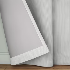 Alternative view of Panel de cortina a rayas finas para ventana 42" x 63" - Room Essentials