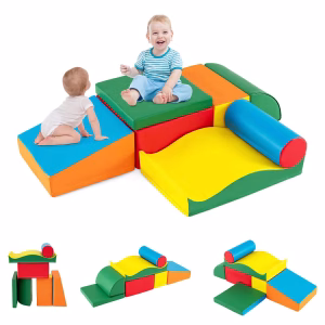 Juego de 7 piezas de juguetes de escalada de espuma marca Costway