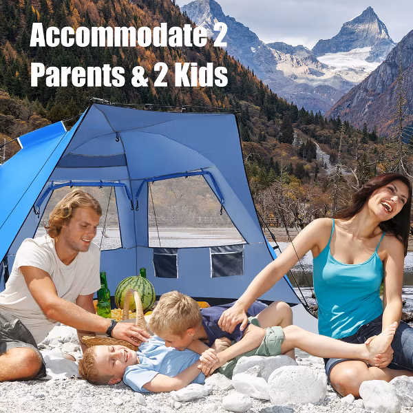 Tienda / Casa para acampar para 3-4 personas marca Costway - Imagen 2