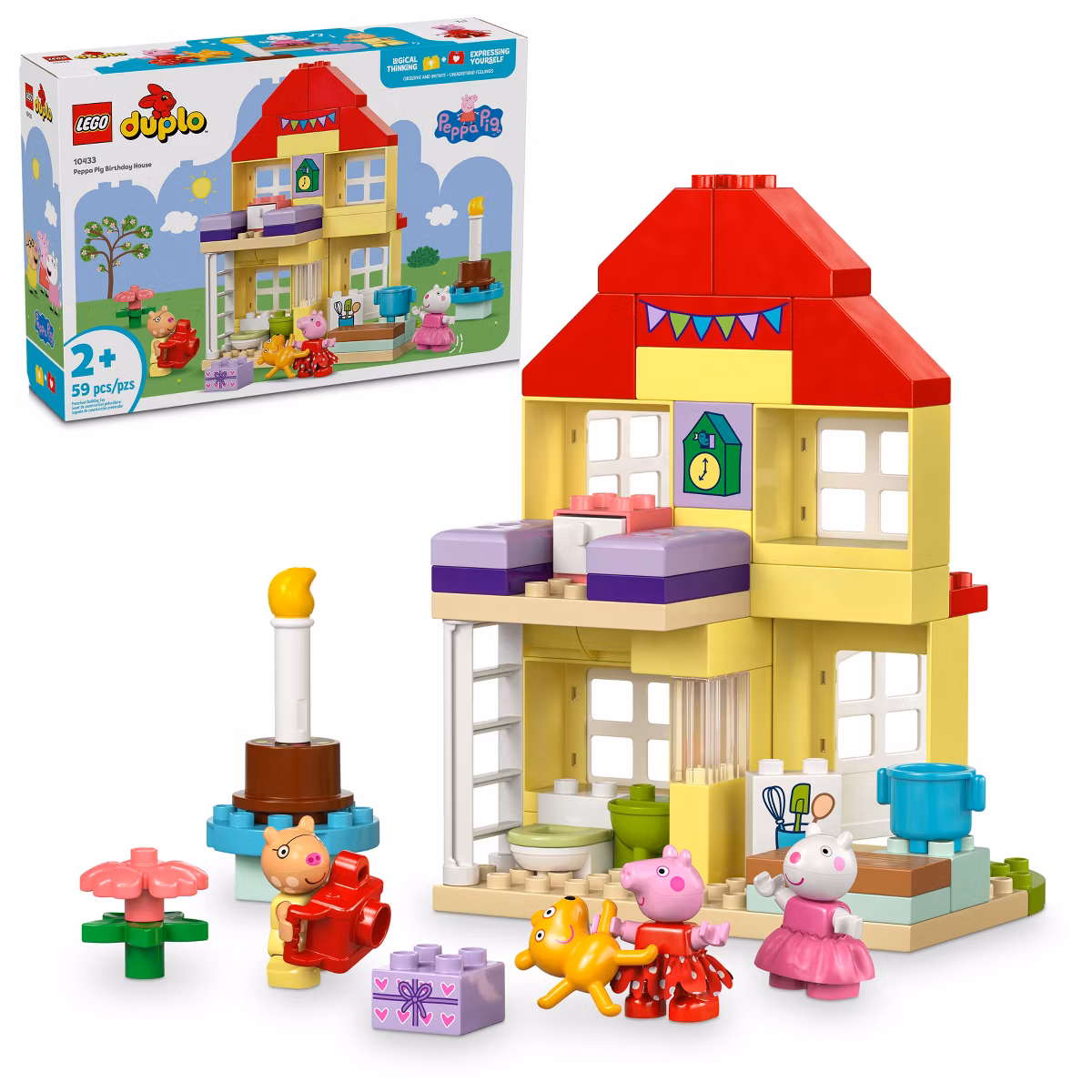 Juego de construcción LEGO de Casa de cumpleaños de Peppa Pig