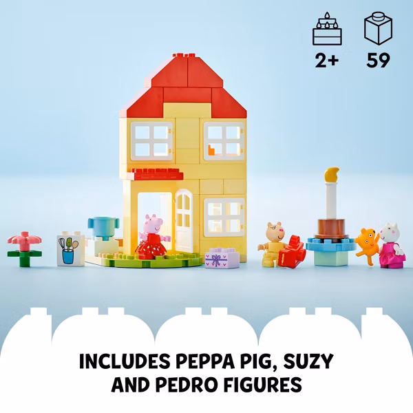Juego de construcción LEGO de Casa de cumpleaños de Peppa Pig - Imagen 2