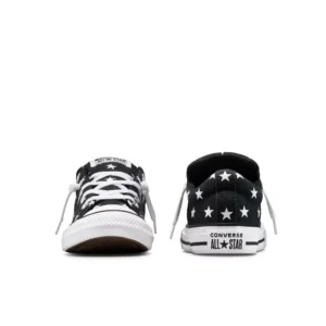 Alternative view of Zapatillas bajas talla 1 para niñas, estrellas negras  -Converse Kids's