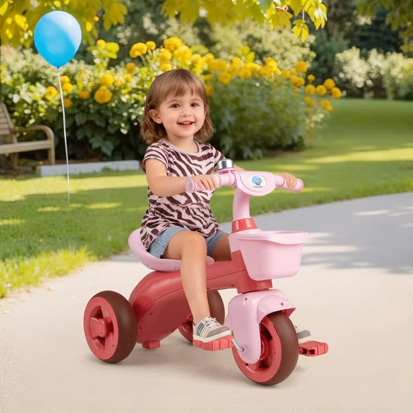 Triciclo para niñas marca Costway - Imagen 2