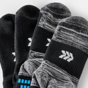 Alternative view of Paquete de 6 pares de calcetines para niño talla 3-7 - All In Motion