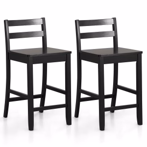 Par de sillas estilo bancos de 24-In marca Costway