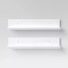 Paquete de 2 repisas para pared de 15" marca Room Essentials