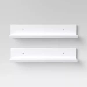 Paquete de 2 repisas para pared de 15" marca Room Essentials