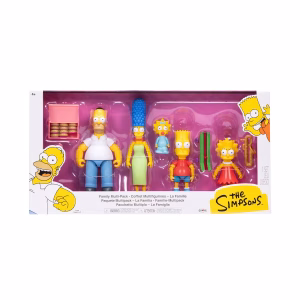 Paquete de 4 figuras / Juguetes de la familia Simpson