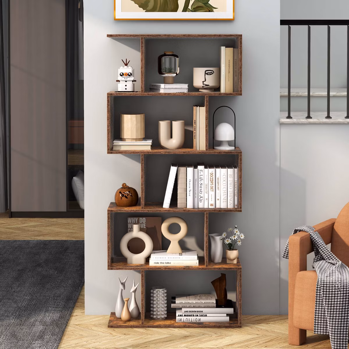 Libreria de 5 niveles de la marca Costway - Imagen 4