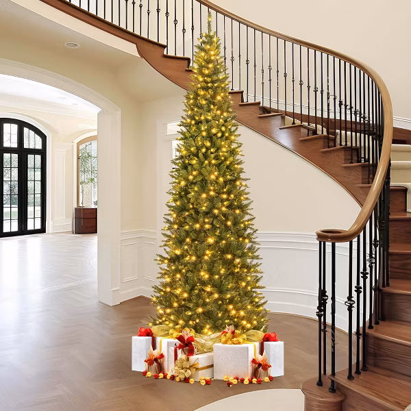 Árbol de Navidad preiluminado de 12 pies marca Costway - Imagen 3