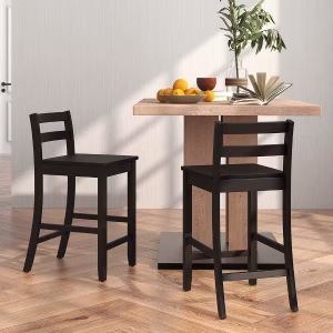 Alternative view of Par de sillas estilo bancos de 24-In marca Costway