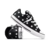 Zapatillas bajas talla 1 para niñas, estrellas negras  -Converse Kids's