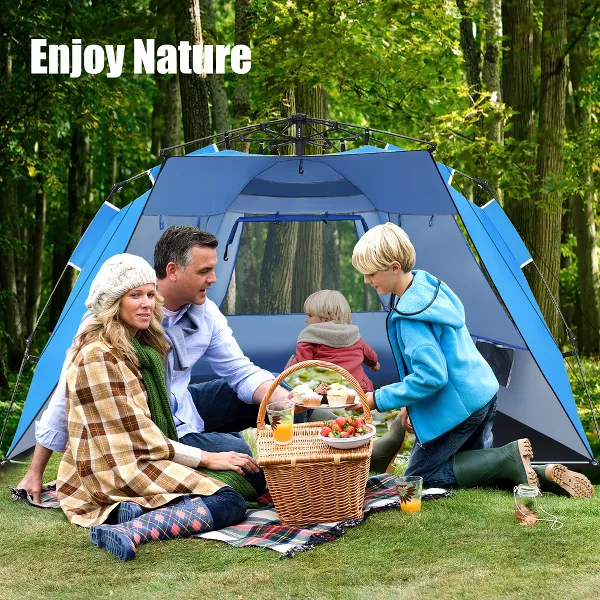 Tienda / Casa para acampar para 3-4 personas marca Costway - Imagen 3