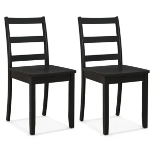 Juego de 2 sillas para comedor de madera marca Giantex