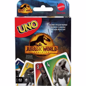 Juego de cartas UNO versión Jurassic World