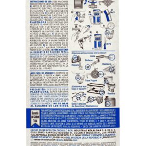 Alternative view of Plastilina Epóxica de secado rápido para reparar, pegar y rellenar 20g -Plastiloka