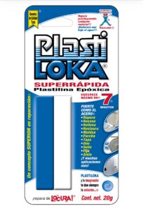 Plastilina Epóxica de secado rápido para reparar, pegar y rellenar 20g -Plastiloka