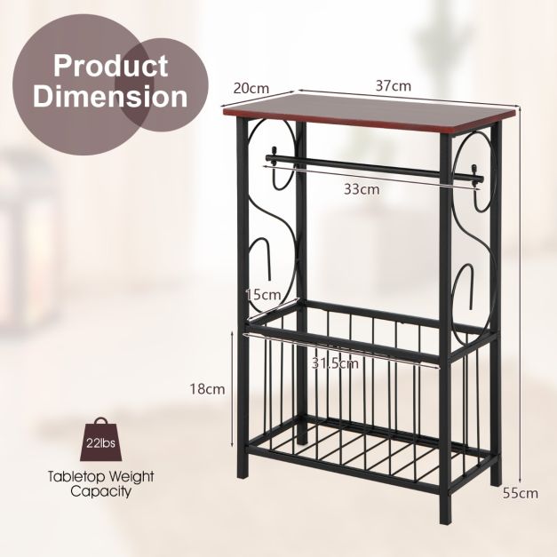 Mesa auxiliar para baño marca Costway - Imagen 2