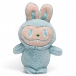 Peluche de mounstruo Mochi de A Little Obsessed, color azul con llavero