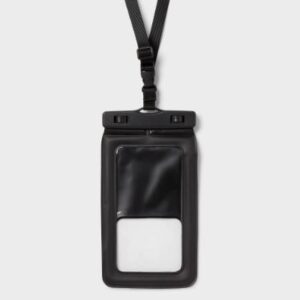 Bolsa impermeable para celular para el agua, color negra - Marca Heyday