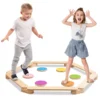 Juego de gimnasia con obstáculos y plataforma de equilibrio - MONTESSI