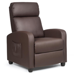 Sillón Reclinable con Masaje y reposapiés - Giantex