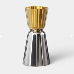 Jigger de acero inoxidable 90ml marca Threshold