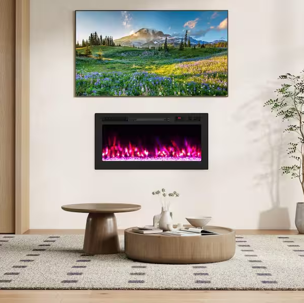 Chimenea eléctrica de 36 pulgadas marca Clihome - Imagen 2