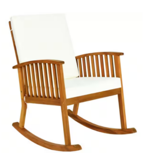 Silla mecedora con cojines marca Clihome