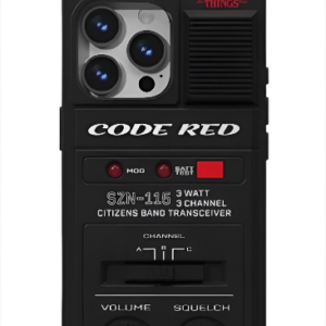 Funda para iPhone 16 PRO con diseño de walkie-talkie «Código rojo» -Stranger Things