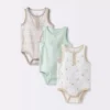 Paquete de 3 Bodys sin mangas para bebé talla 3-6 meses - Cloud Island
