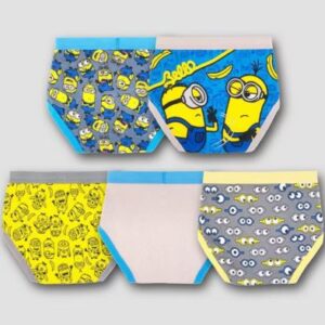 Alternative view of Paquete de 5 calzones para trusas de minions para niño, talla 4 - Marca Mi Villano Favorito