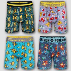 Paquete de 4 boxers con diseño de Pokémon para niño, talla 6 - Marca Pokémon