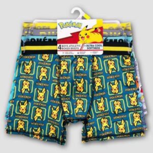 Alternative view of Paquete de 4 boxers con diseño de Pokémon para niño, talla 6 - Marca Pokémon