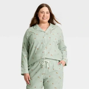 Alternative view of Conjunto de pijama de 2 piezas con diseño de pan de jengibre, para dama talla L -Wondershop